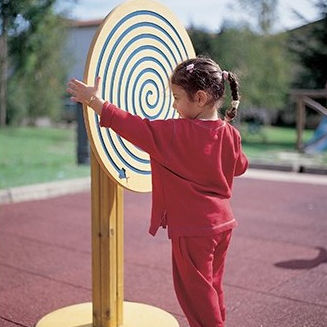 Play panel with spinning wheel - WHEEL SNAKE  - TLF srl