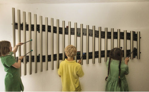 Musical play structure - FREECHIMES  - TLF srl - for playground / interior / metal
