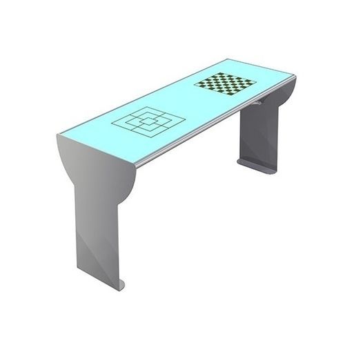 Outdoor chess table - JESOLO  - TLF srl - contemporary / for public space / stainless steel