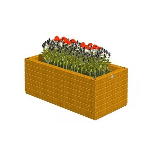 Wooden planter - 3.313/B  - TLF srl - rectangular / traditional / for public space
