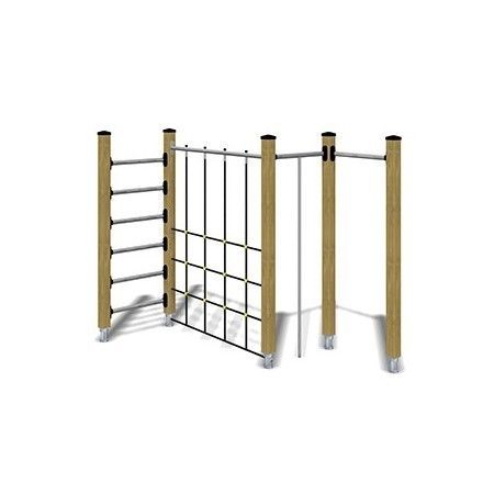 Playground climbing structure - TOGO JIM 1 - TLF srl - wooden / aluminum