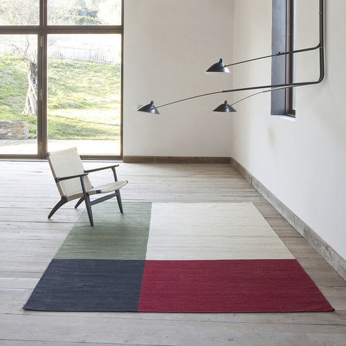 Contemporary rug - M&eacute;lange - nanimarquina - striped / geometric / plaid