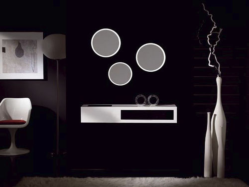 Contemporary sideboard table - ICARA HUNG - Tadel Grup - lacquered wood / rectangular / wall-mounted