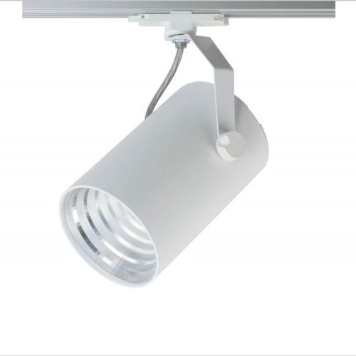 LED track light - BEBA - IDEALLUX - round / extruded aluminum / polycarbonate