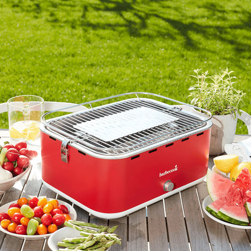 Charcoal barbecue - Carlo - BARBECOOK - electric / table / aluminum