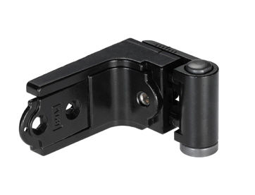 Door hinge - ABACO - AGB - Alban Giacomo Spa - steel / spring / black