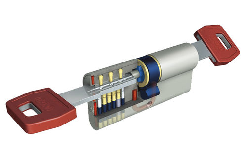Security cylinder lock - U-TECH PS - AGB - Alban Giacomo Spa