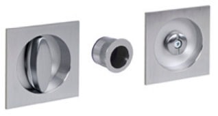 Sliding door handle - SQUARE CATCHES - AGB - Alban Giacomo Spa - metal / contemporary