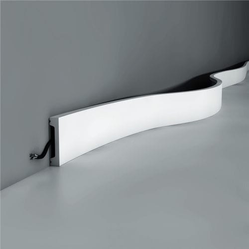 Polyurethane baseboard SX157F FLEX BIANCHI LECCO SRL rectangular