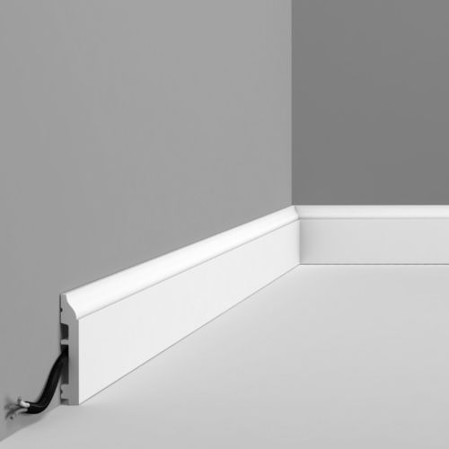Polystyrene baseboard - SX172 - BIANCHI LECCO SRL - for electrical wiring / light / flexible