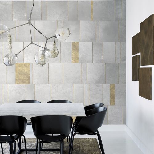 Contemporary wallpaper - MURALES ETNICO PH15016 - BIANCHI LECCO SRL - nonwoven fabric / plaid / tile look