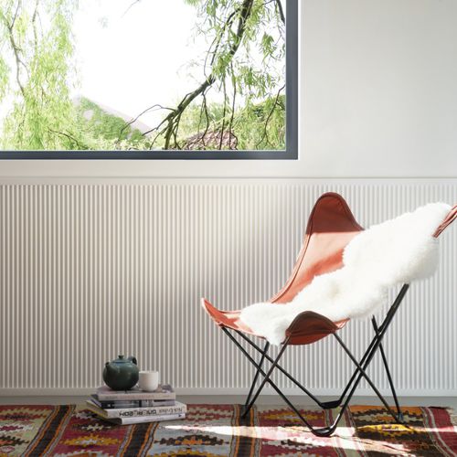 Wall-mounted decorative panel - W108 ZIGZAG - CORNICE CX190 - BIANCHI LECCO SRL - lightweight / polyurethane / textured