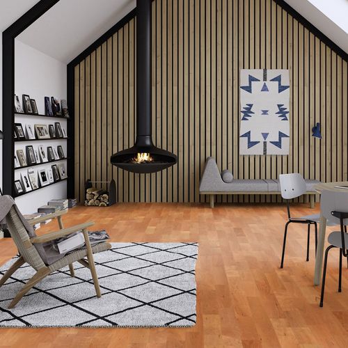 Engineered parquet floor - KIGL3KTD - BOEN PARKETT - cherrywood / natural oil / glued
