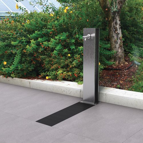 Outdoor drinking fountain - FONTIS - CITY DESIGN - stainless steel / galvanised steel / COR-TEN® steel
