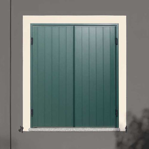 Swing shutter - CT - COCIF SOCIETA' COOPERATIVA - pine / lacquered aluminum / wood look