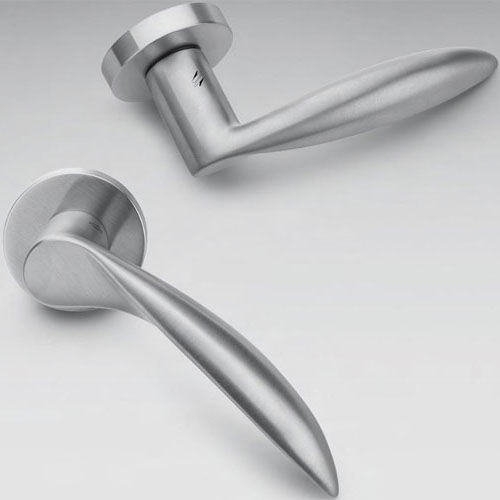Door handle - WING - COLOMBO DESIGN - brass / contemporary