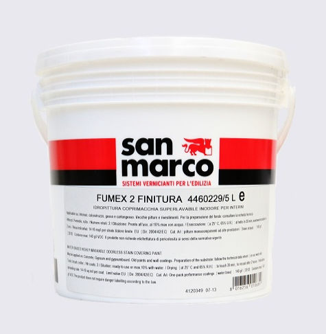 Protective paint - FUMEX 2 FINITURA - San Marco - interior / for wall / alkyd