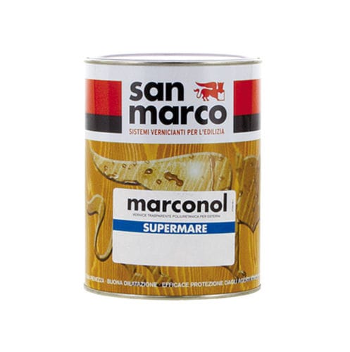Protective varnish - MARCONOL SUPERMARE - San Marco - filling / alkyd resin / for wood