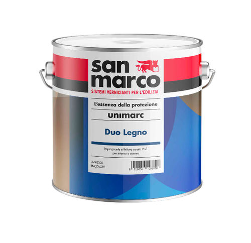 Protective wood stain - UNIMARC DUO LEGNO   - San Marco - finishing / decorative / cold-applied