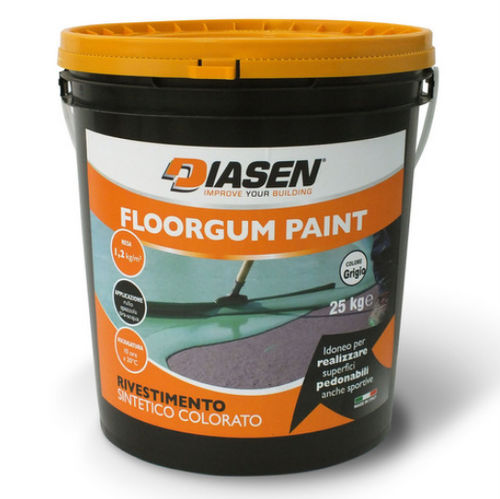 Liquid protective treatment - FLOORGUM PAINT - DIASEN - colored / finishing / water-repellent