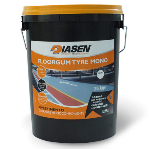 Liquid protective treatment - FLOORGUM TYRE MONO - DIASEN - finishing / for outdoor use / interior