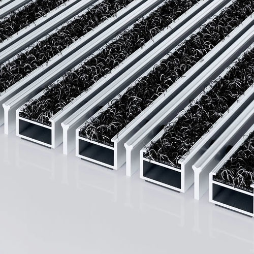 Commercial entrance mat - 512 PS K - emco Bautechnik GmbH - polyamide / aluminum / non-slip