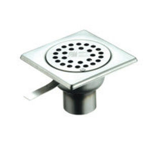 Stainless steel floor drain - HOME LINE - GRIDIRON S.P.A. - Unipersonale - for public spaces / grated / vertical