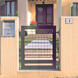 Metal garden gate - ONE WING - GRIDIRON S.P.A. - Unipersonale