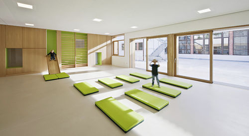 Epoxy resin flooring - BASIC QCF COLORMIX - IPM ITALIA - industrial / smooth / concrete look
