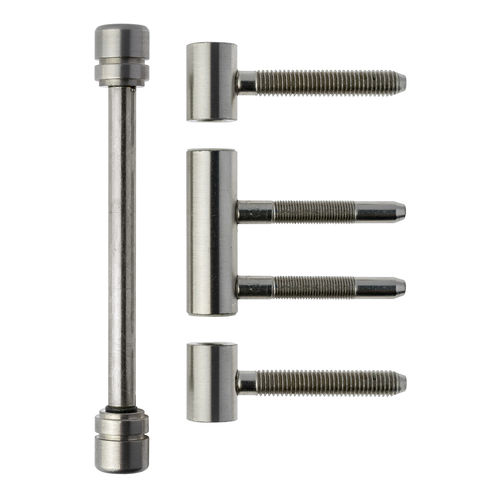 Door hinge - 341 Ø15 - OTLAV - nickel-plated / contemporary