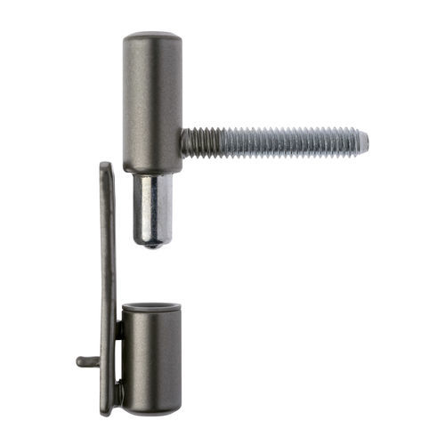 Door hinge - P38  - OTLAV - platinum / nylon / two-leaf