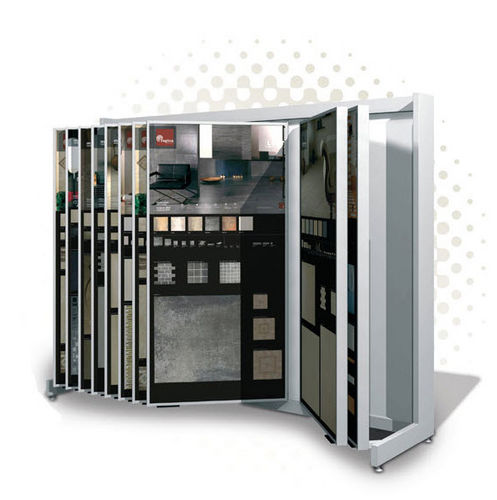 Metal tile display rack - KB02/D - POLCART - panel / for shop