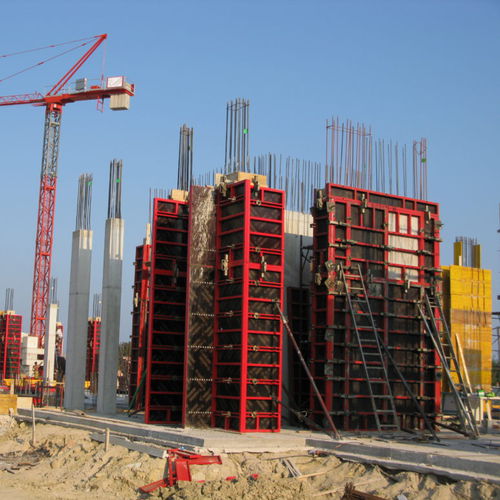 Modular formwork - POKER P100 - Faresin Formwork SpA - steel / column