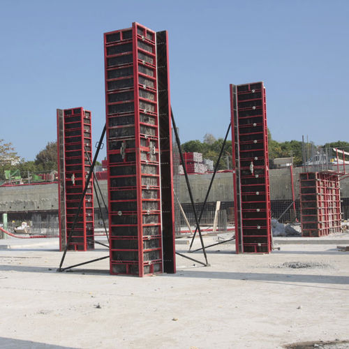 Modular formwork - POKER P120 - Faresin Formwork SpA - steel / column / adjustable