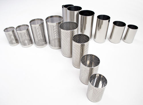 Stainless steel waste paper basket - GRAEPEL ITALIANA