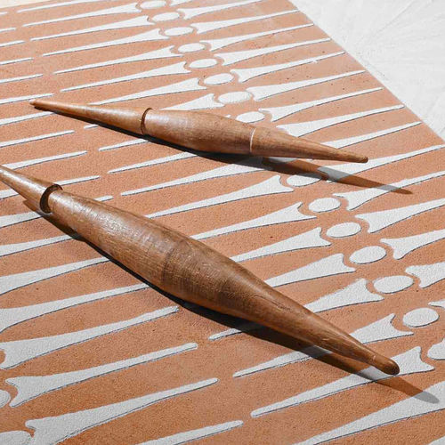 Porcelain stoneware tile - IMANY TAPESTRY - NOVACOLOR - polished / embossed / indoor