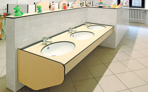 HPL vanity top - PLTOP K - GES GROUP - professional