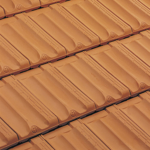Marseilles roof tile - POUDENX - EDILIANS - clay / large / double