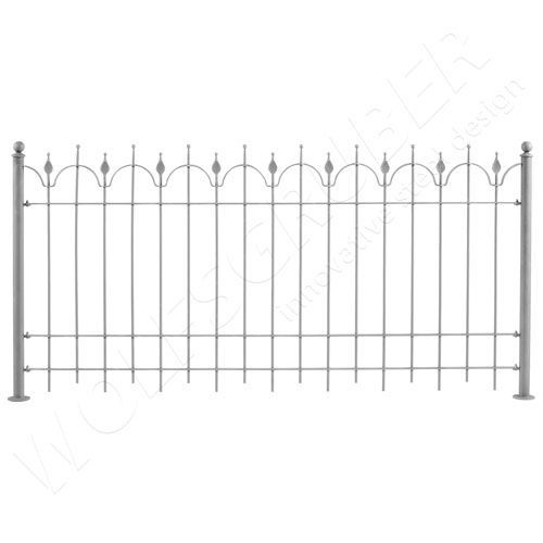 Fence with bars - Elementi - WOLFSGRUBER - residential / steel / straight