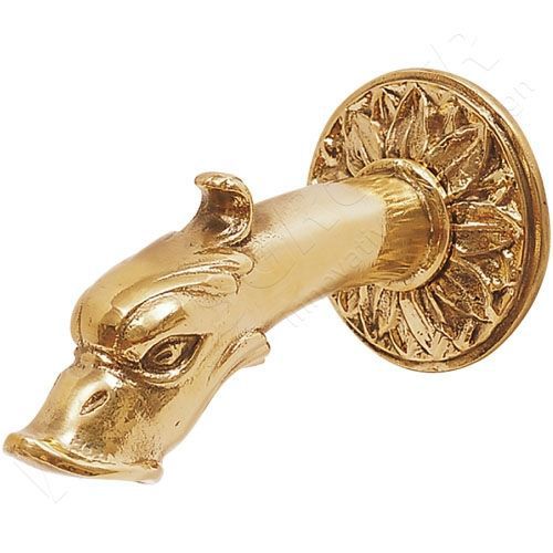 Washbasin single tap - 84010 - WOLFSGRUBER - wall-mounted / brass / indoor