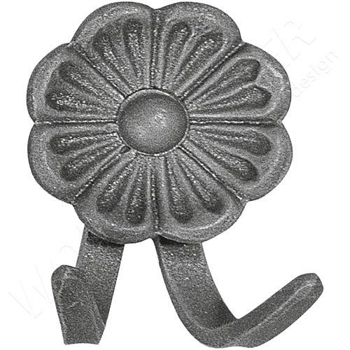 Contemporary coat hook - 821 series - WOLFSGRUBER - steel / individual