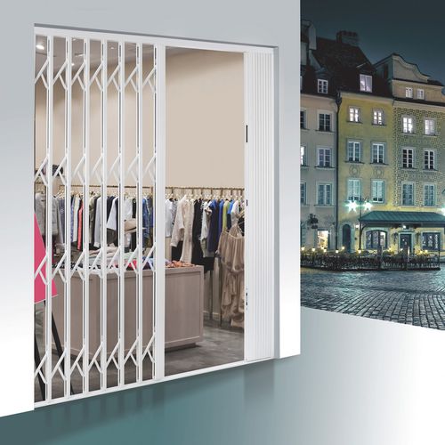 Door security grill - EXTENSA - STEEL PROJECT - stainless steel