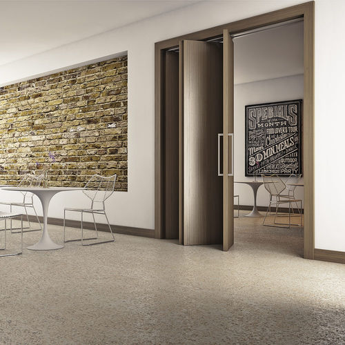 Door sliding system - ACCORDION - TERNO SCORREVOLI - wooden door