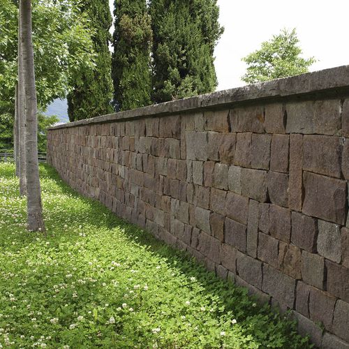 Exterior wall-covering - CONSORZIO CAVATORI PRODUTTORI PORFIDO SOC. COOP. - stone / textured / matte