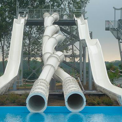 Curved slide - TWISTER - TECNOPISCINE INTERNATIONAL - for water park / tubular / high-speed