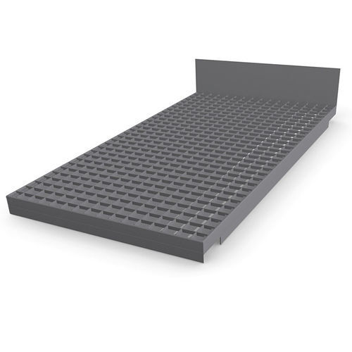 Steel grating - MEISER - for drain channels / for stair treads / for walkways