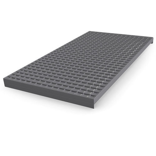 Steel grating - MEISER - for drain channels / for stair treads / for walkways