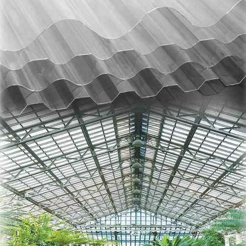 Corrugated polycarbonate sheet - MACROLUX® ROOFLITE®  - Stabilit Suisse - profiled / roof / for partition wall