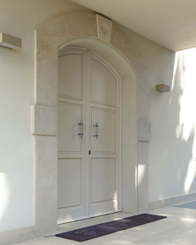 Entry door - C70 HISTORICAL - CIPRIANI SERRAMENTI - wooden / aluminum / swing