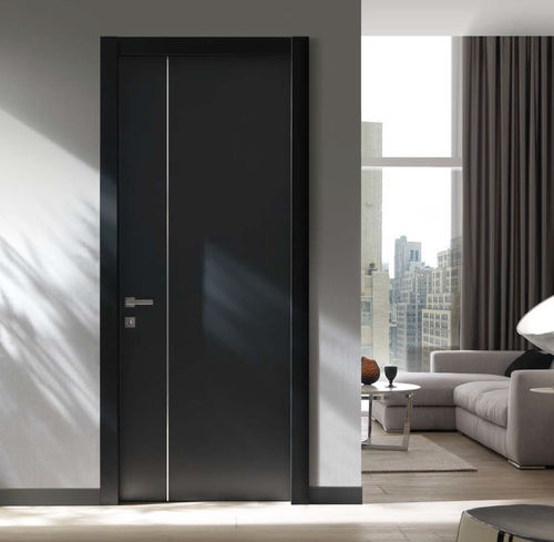 Interior door - UNO - CIPRIANI SERRAMENTI - solid wood / oak / MDF